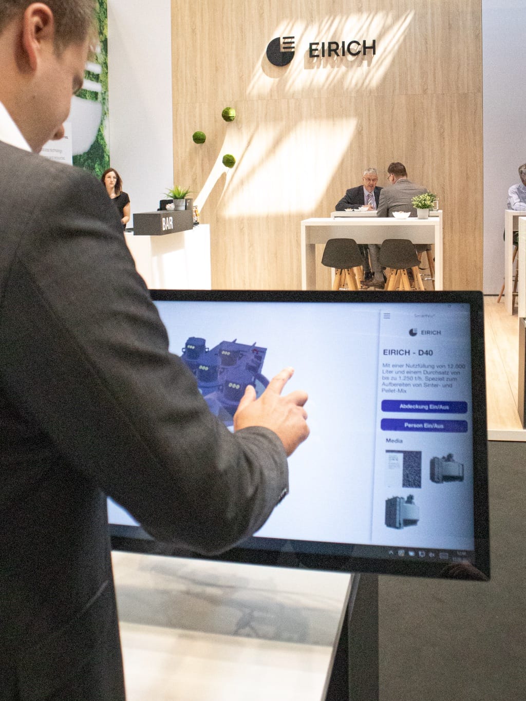 EIRICH revolutioniert Messepräsenz durch digitale Produktvisualisierung