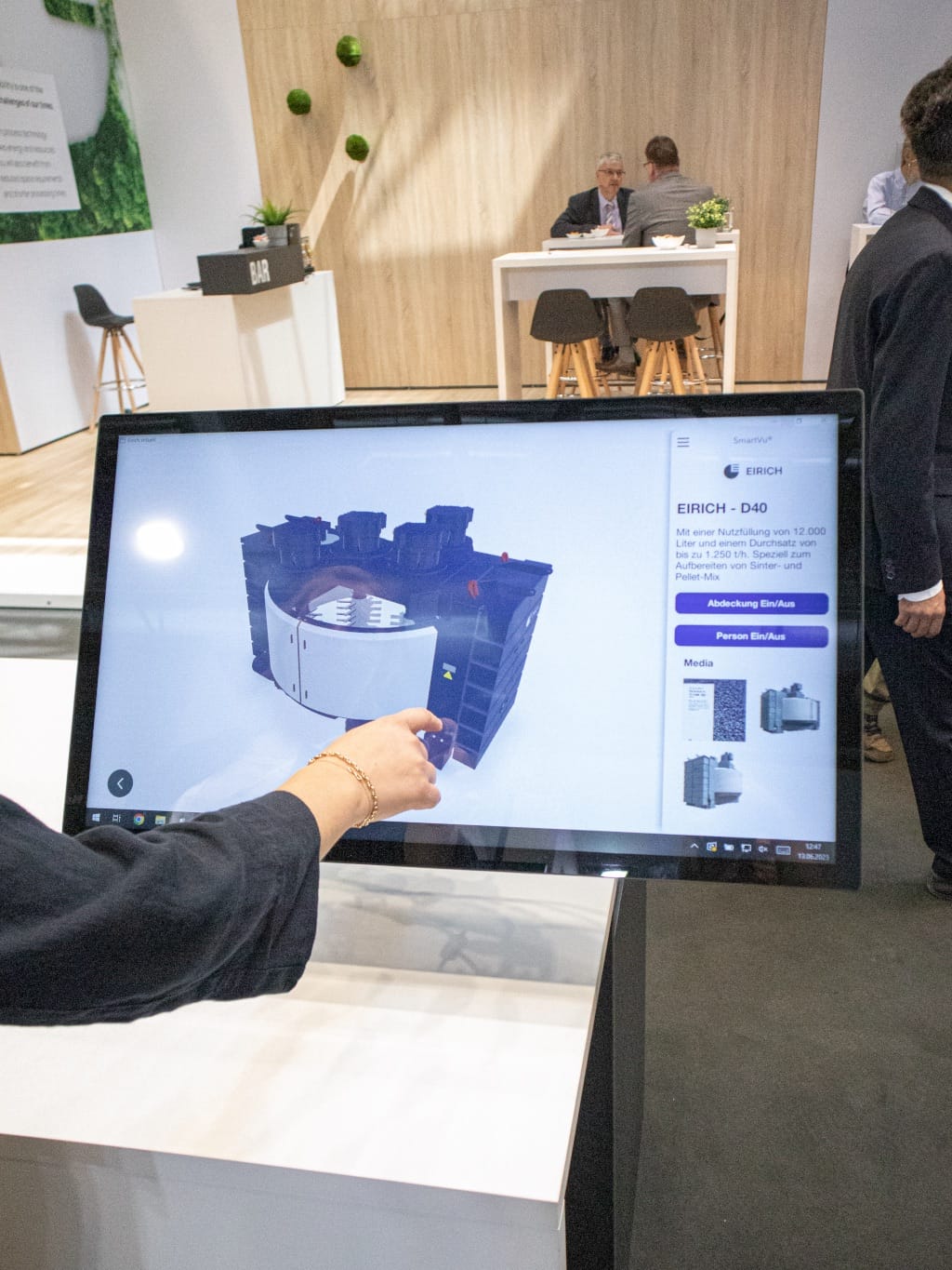 EIRICH revolutioniert Messepräsenz durch digitale Produktvisualisierung