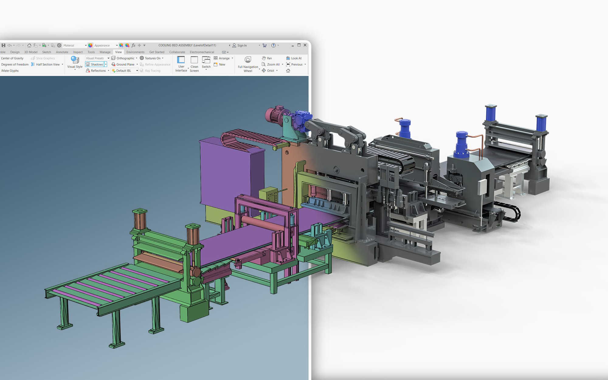 Autodesk Inventor Import in Vuframe-Software